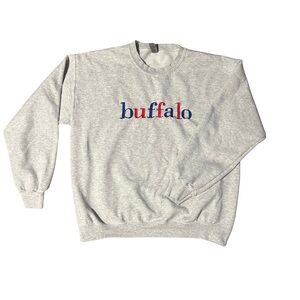 Buffalo New York Gray Sweater